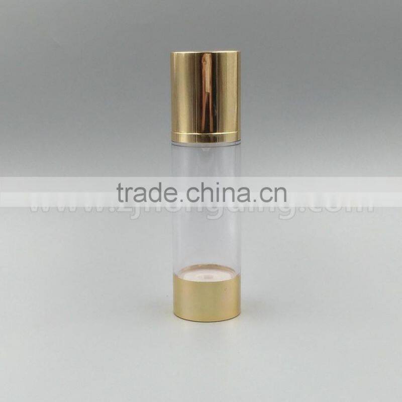 plastic cosmetic airless pump bottle, Aluminum airless pump bottle,aluminum airless pump bottle 50ml