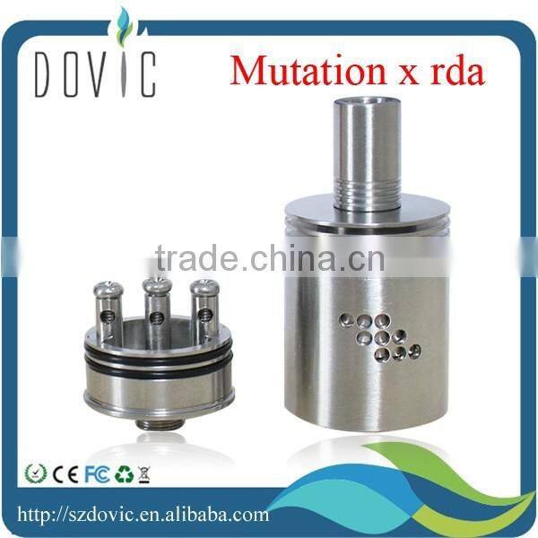 perfect airflow control system ,18air holes ss mutation x atomizer fit 18650 mods