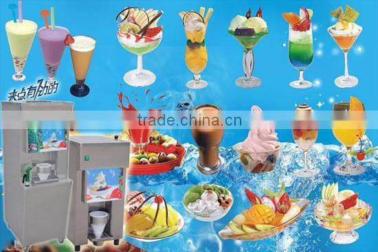 BST fresh fruit ice cream machine/ manual control fresh fruit ice cream blender/ various shape Fresh Fruit ice cream mixer