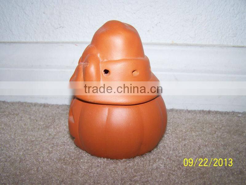 halloween and thanksgiving decor ceramic pumpkin tealight holder