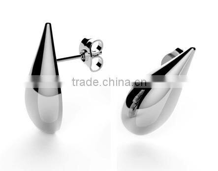 Rose gold 925 silver earrings Stainless steel earrings fashion design drops for woman