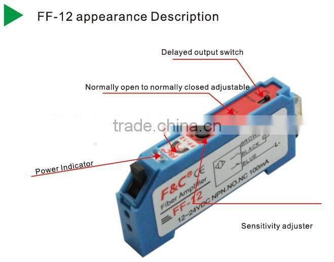 F&C FF-12 Photoelectric Sensors optical fiber sensors
