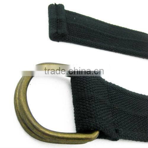 Expedition Type-Heavy Duty Web Canvas Men's Belt with D-ring Closure