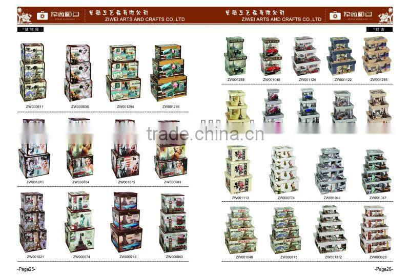 2014 new design home decorative boxes