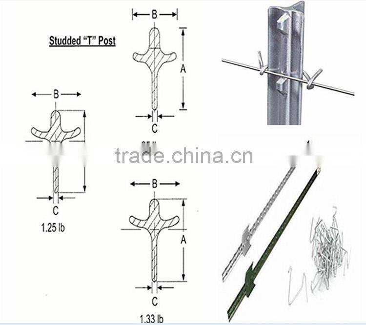 metal t fence posts with competitive price