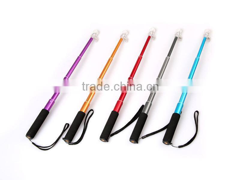 Promotion Aluminum Alloy Handheld Extendable Selfie Stick Monopod For SLR / Digital Camera for Phone