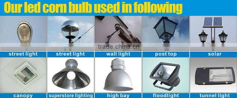 IP64 360 degree led smd light, 36w corn e27 e40 led street light bulb