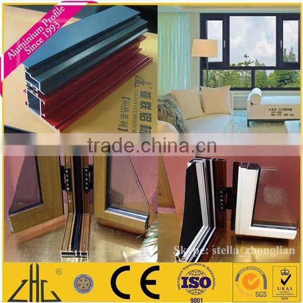 Wow!! profile en aluminium pour porte, perfil de aluminio para puertas y ventanas , thermal break wood aluminium window and door