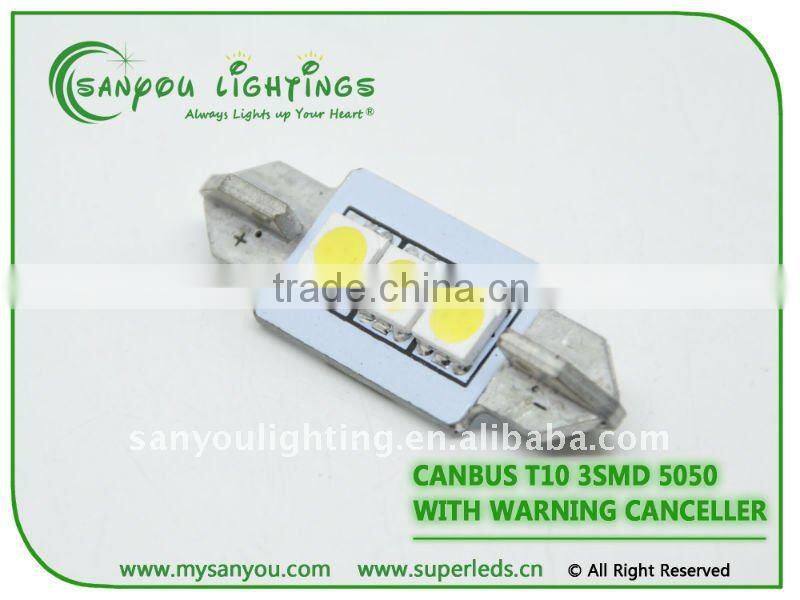 Best quality T10 9w Festoon canbus led 31mm 36mm 39mm 41mm