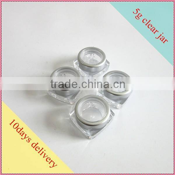 cosmetic plastic cream ps cream jar 5g 10g