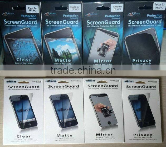 OEM and ODM available! Mirror screen guard for LG E405 mobile phone LCD screen protector