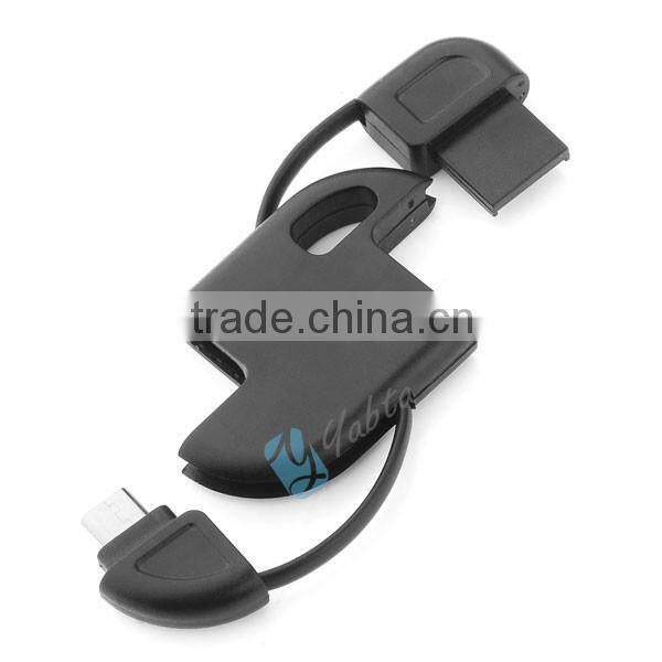 For Samsung/HTC Android 5 Pin Micro USB Keychain Cable For Phone Gadget