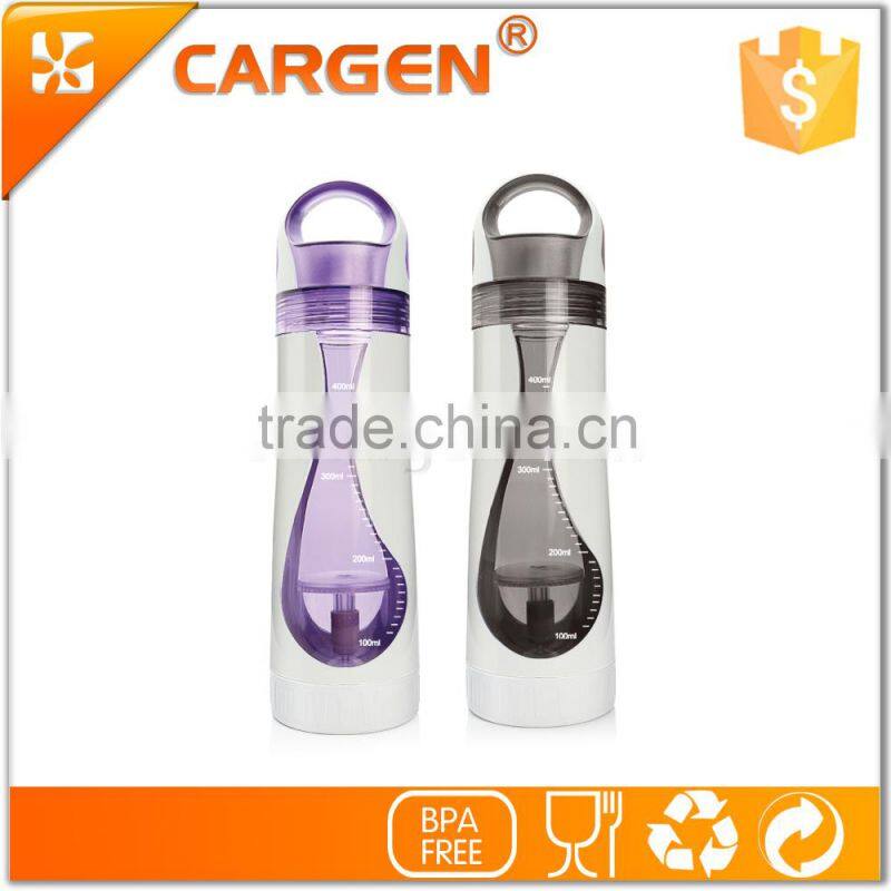 New easy grip design leak-resistant 500ml plastic water bottle infuser tea bottle