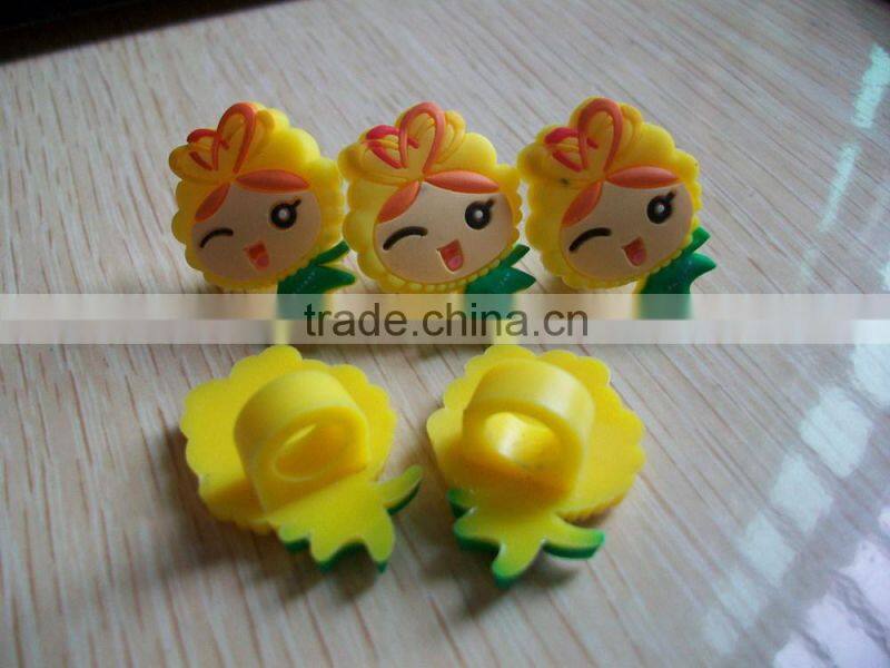 Cute Tomato Plastic Soft PVC Pencil Topper