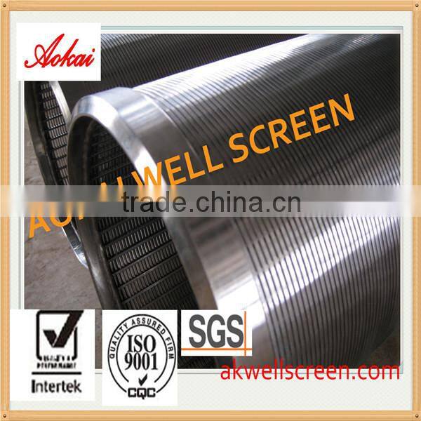 4 1/2" sand control johnson screen pipe wedge wire screen (Manufacturer) BV+ISO+SGS certificates