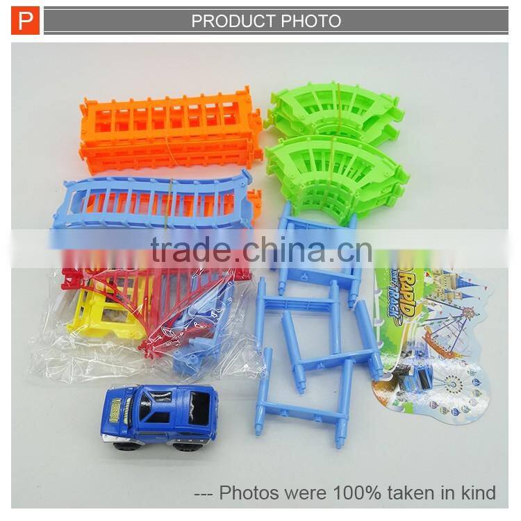 73pcs electric slot racing car magic track toys set for kids