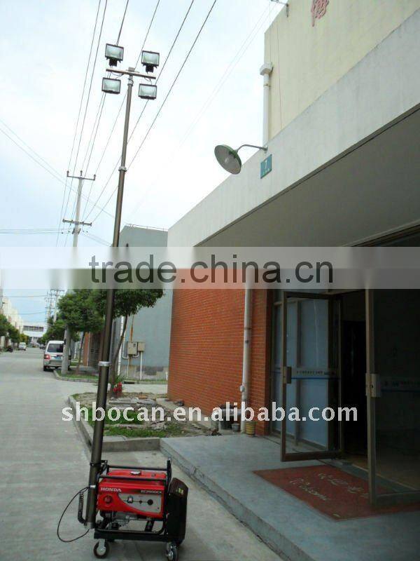 mobile generator light tower