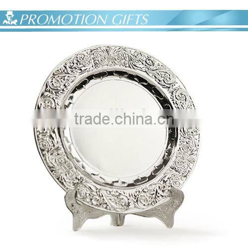 New custom souvenir big plate award sport trophy medal with base