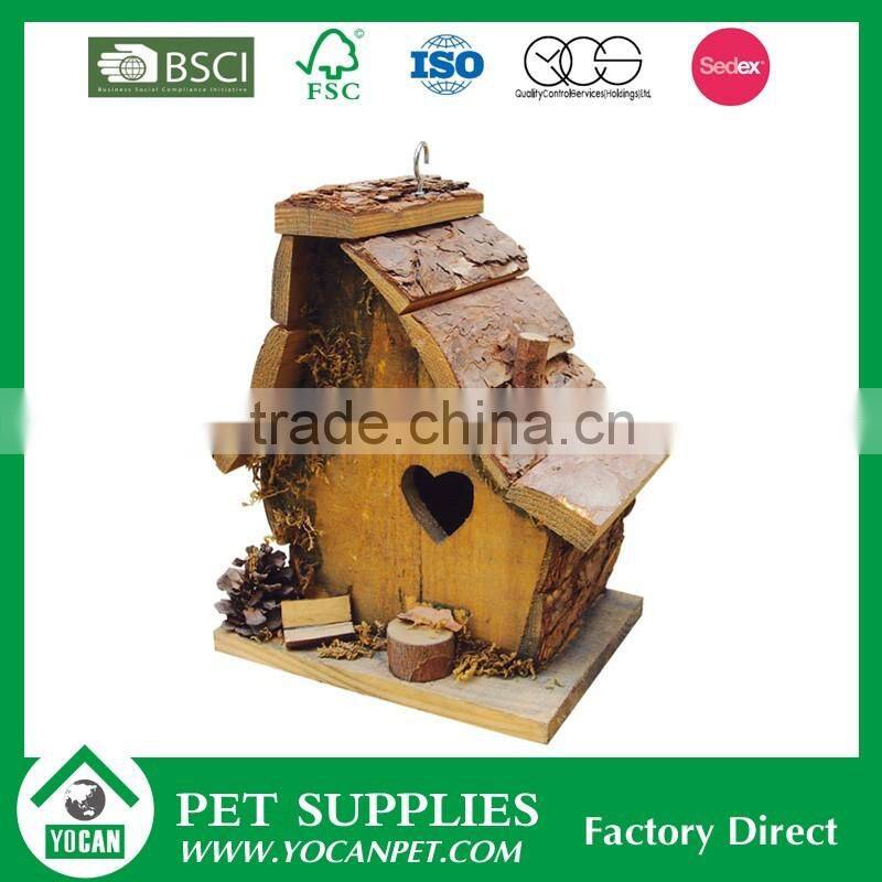 wholesale small wood crafts pigeons bird house