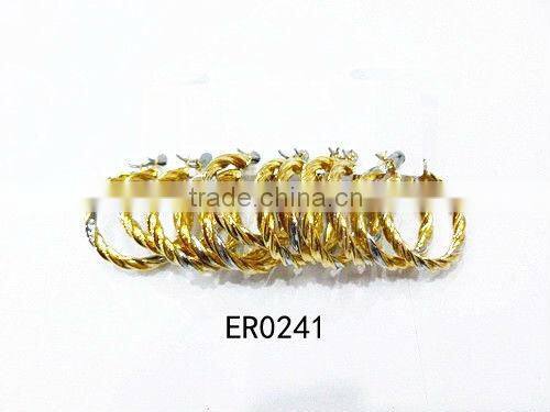 Coin earring designs for women gold earring with competitive price