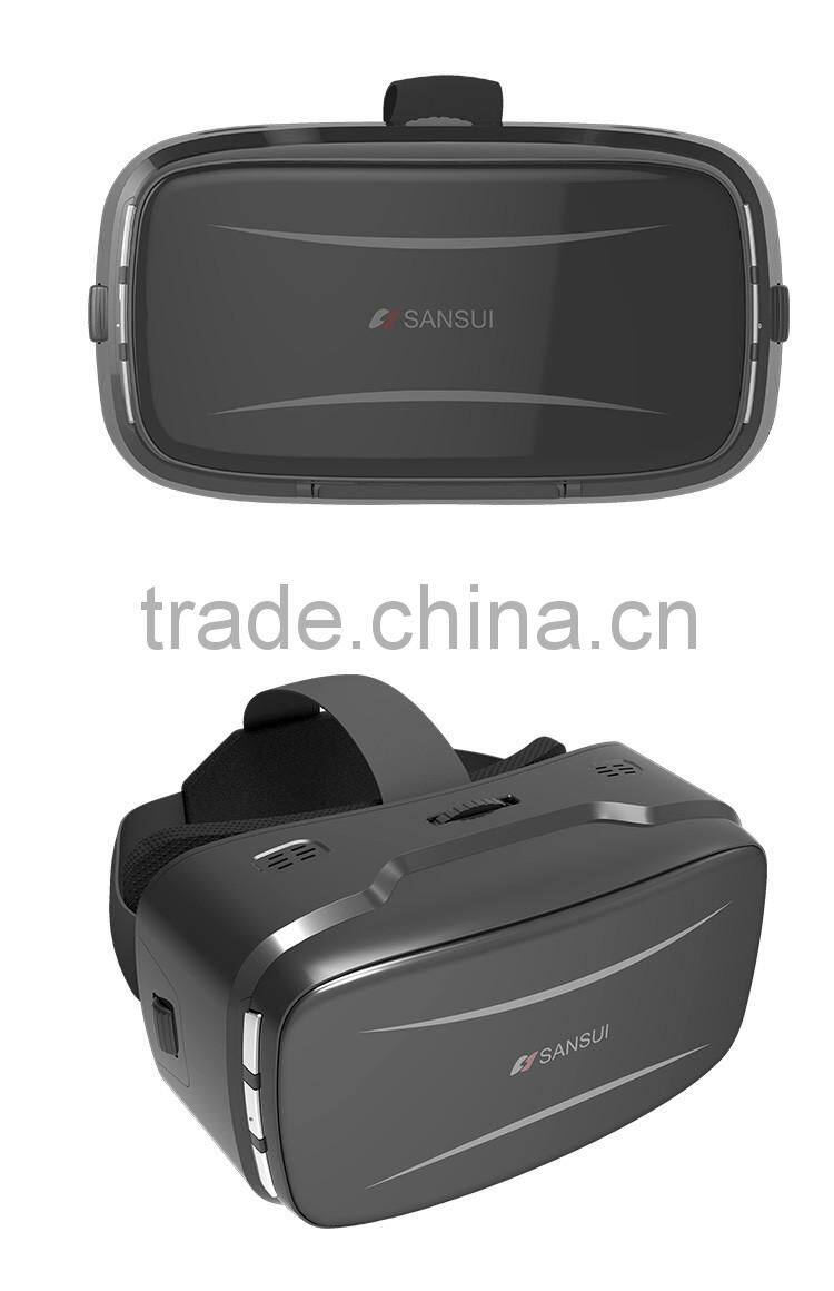 2017 High quality 3d vr headset all in one virtual reality glasses android