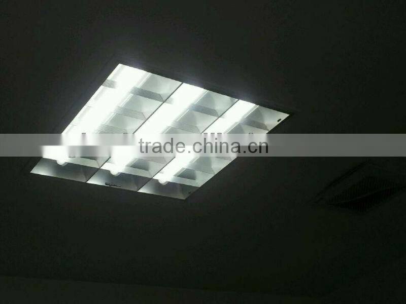 60*60cm t8 fluorescent grille ceiling light fixture