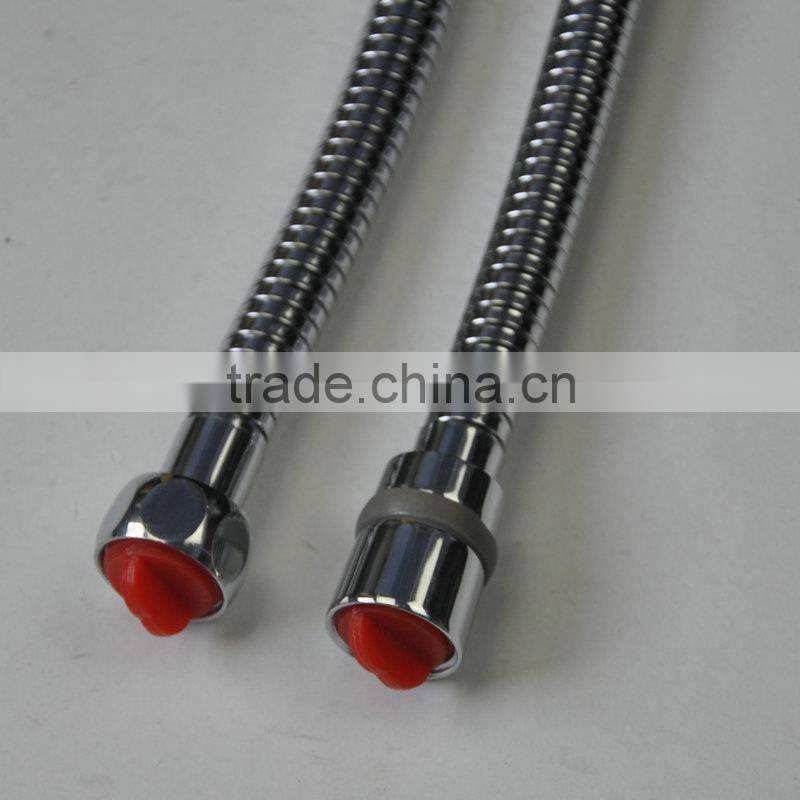 Best quality stainless steel extensible double locks anti-twist shower tube