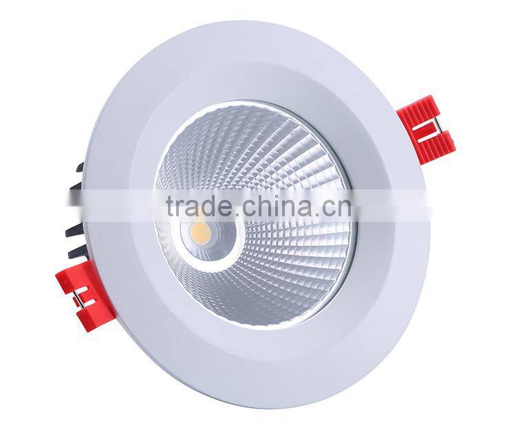 85lm/w Ra80 beam angle 35/60 degree 6 inch 12w led downlight cob