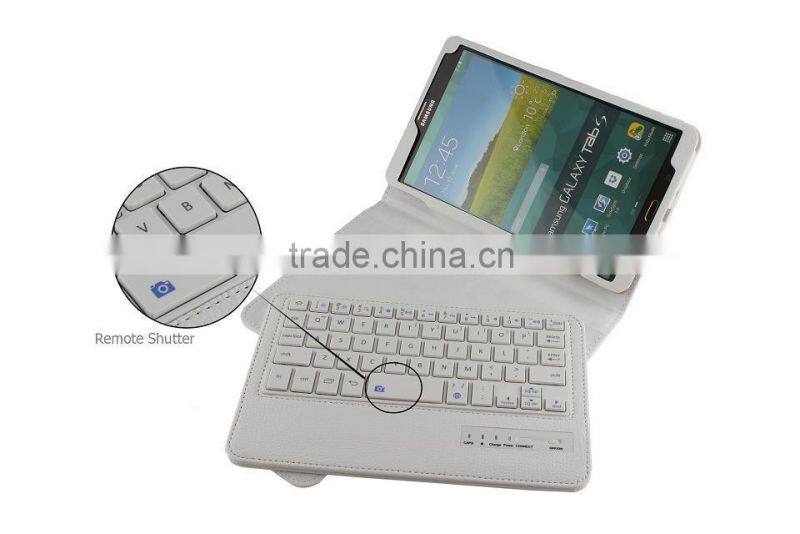 Detachable Bluetooth keyboard 8.4 inch tablet keyboard case For Samsung tab pro 8.4"