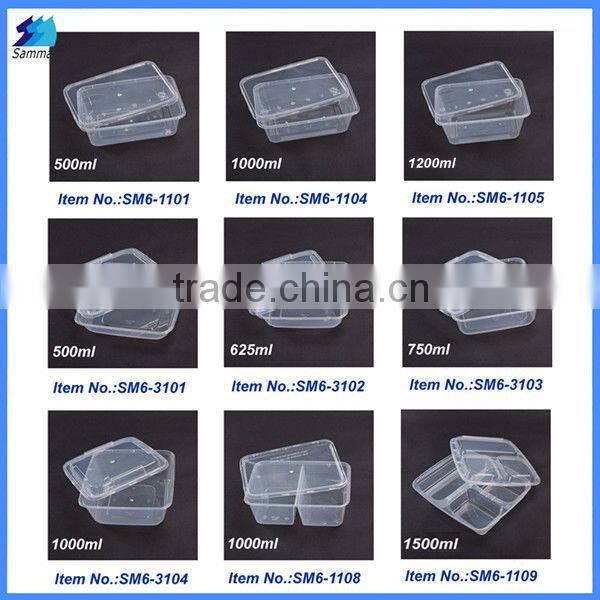 Disposable Plastic Fast Food Box