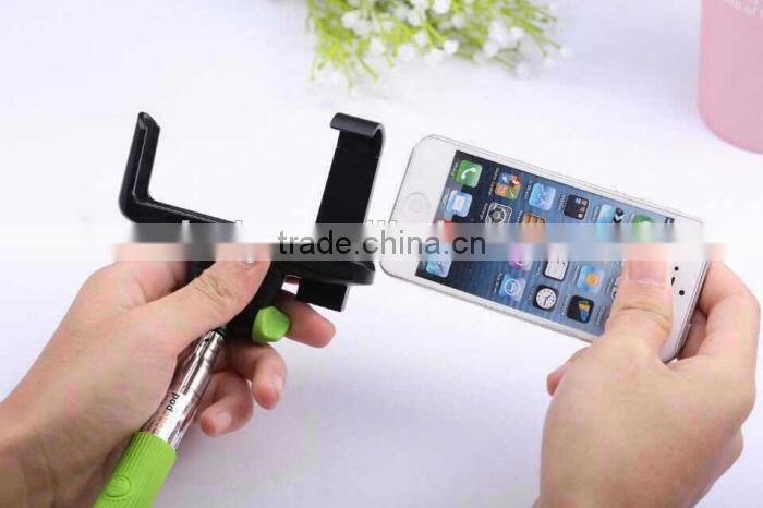 Wireless mobile phone camera monopod bluetooth stick selfie monopod factory price