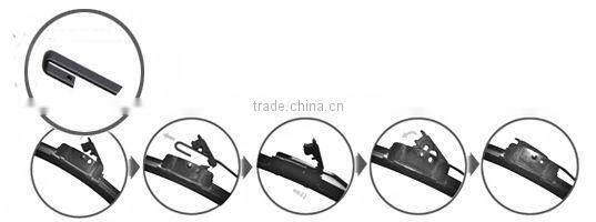 front aero wiper blades beam type