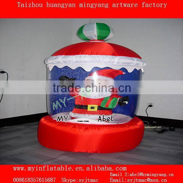 outdoor decoration inflatable snow globe