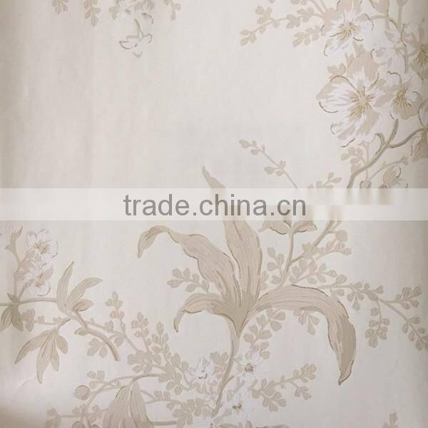 non woven flower design wallpaper for living room