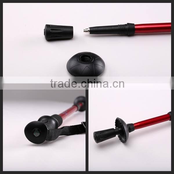 Collapsible pole Anti Shock Hiking Stick Walking Sticks