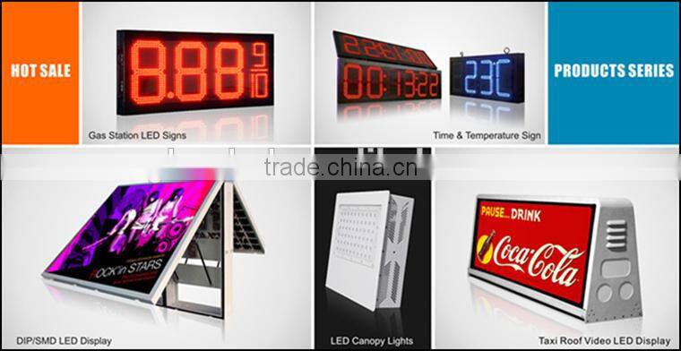 P31.25 outdoor Amber color led traffic display supplier
