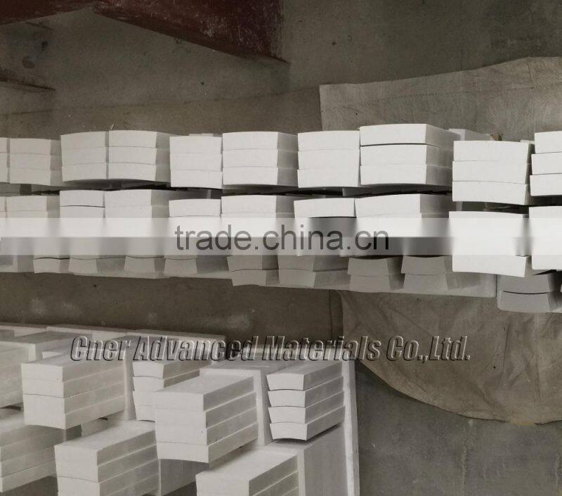 High alumina lining brick for ceramic ball mill, various sizes available