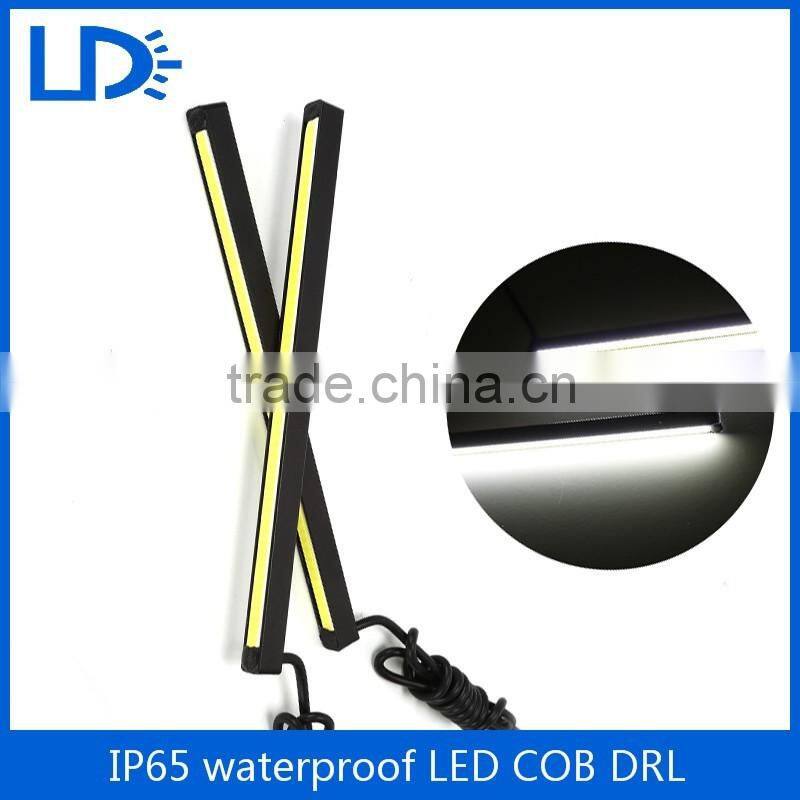 Hottest super brightness led cob strip 12V cob car drl led cob 16cm drl driving light