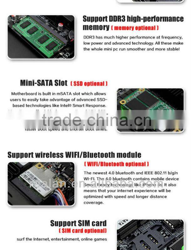 Realan LR-E450Q newest mini itx case mini computer