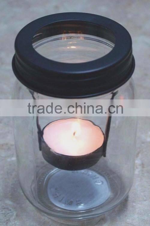 2016 Amazon Hot sale Glassware party favour mason jar scented candle Glass Mason Jar