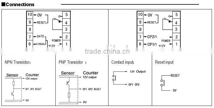 DHC10J digital counter timer