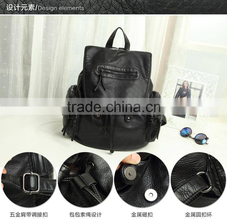 New Arrived Pu Leather Lady Travelling Backpack for Women's Bag