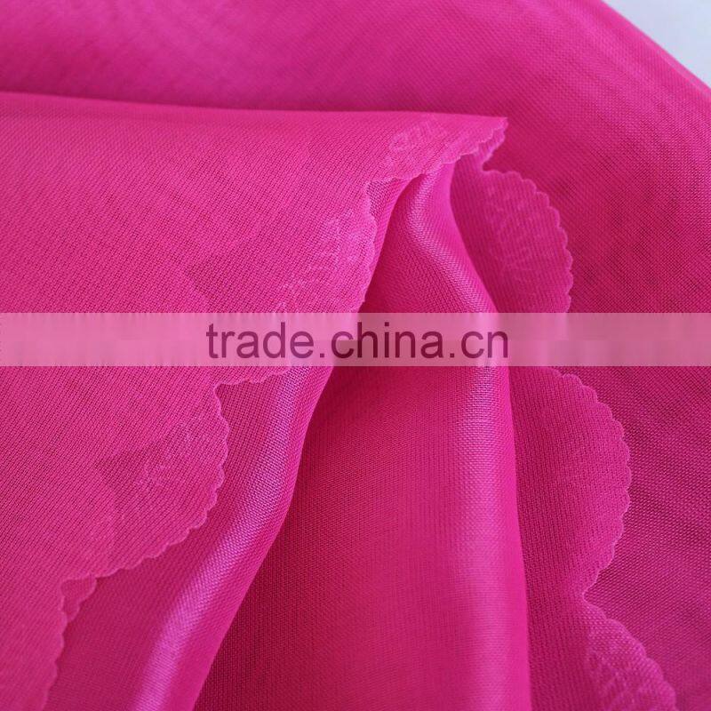 Plain style cheap price voile fabric roll