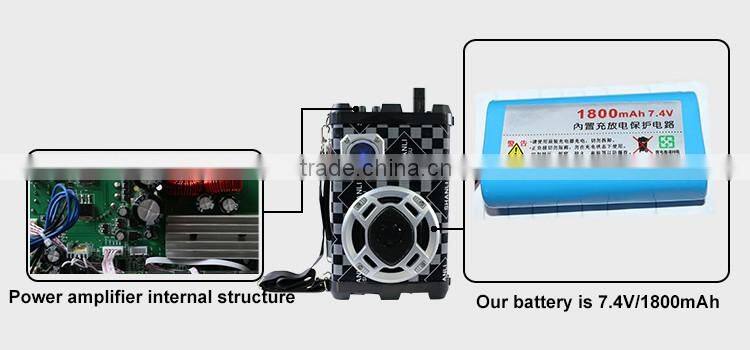 Creative Exquisite 5inch Good Shape Amplifier Portble Handheld Remote Speaker With Strap Best Selling Digital MP3 Player