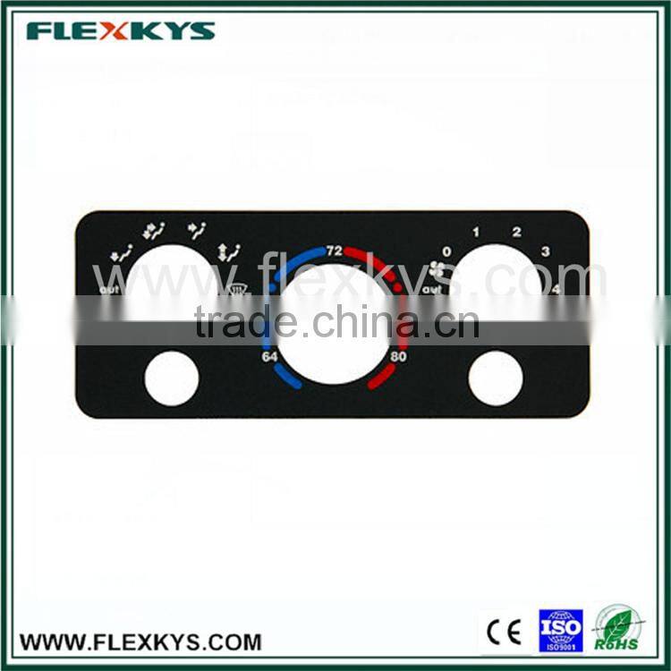 Most popular graphic overlay for factory device