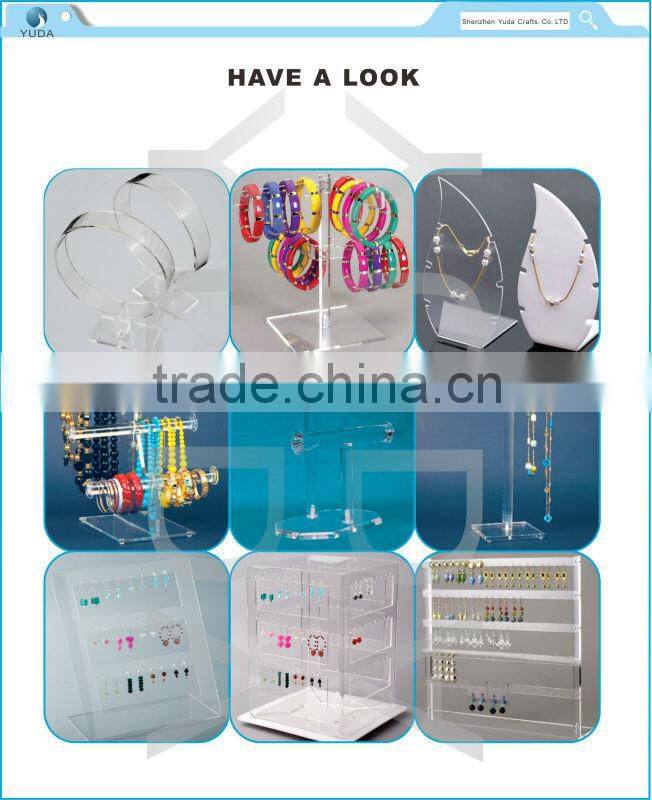 Wholesale luxury customized acrylic jewelry display stand