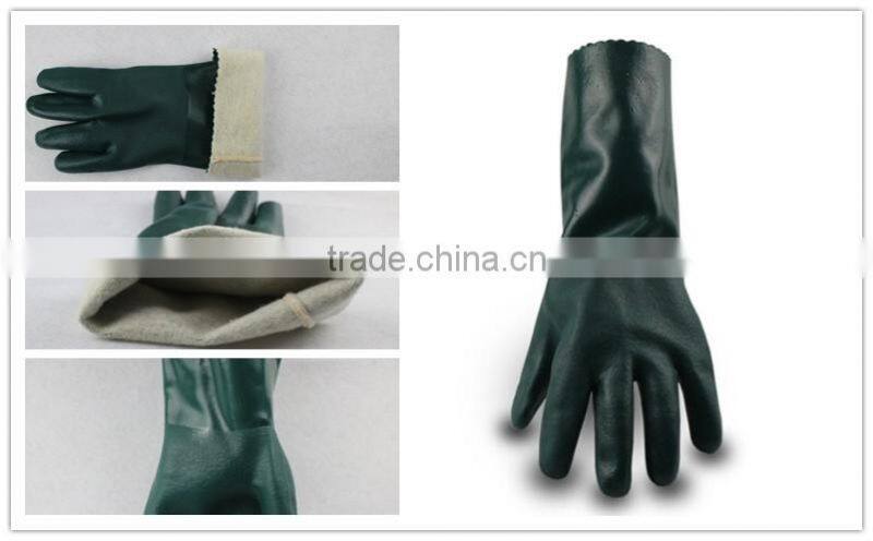 QL Fully coated High demand pvc rubber coated cotton glove
