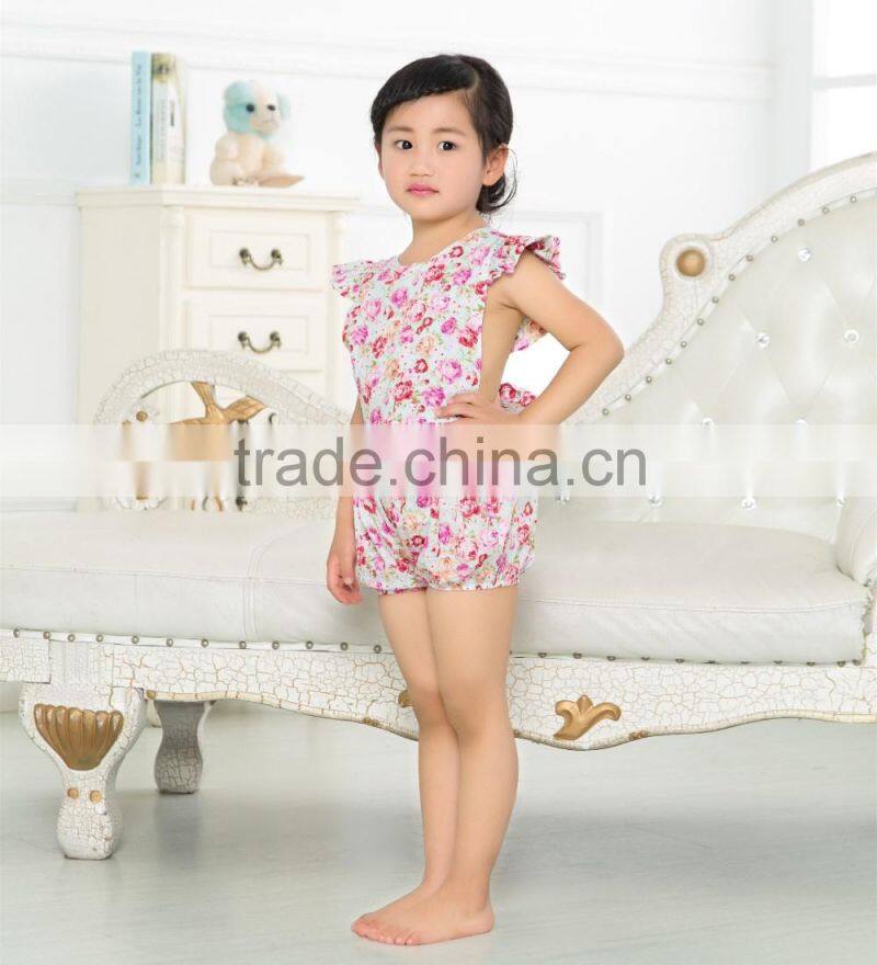 Wholesale price high quality baby girl romper bubble romper boutique clothing made in China