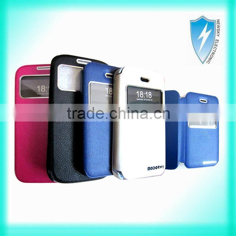 self-developed and producted leather case for iphone 4G,5G/5S, 5C