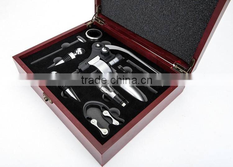 wooden wine box wine opener set 9 wooden